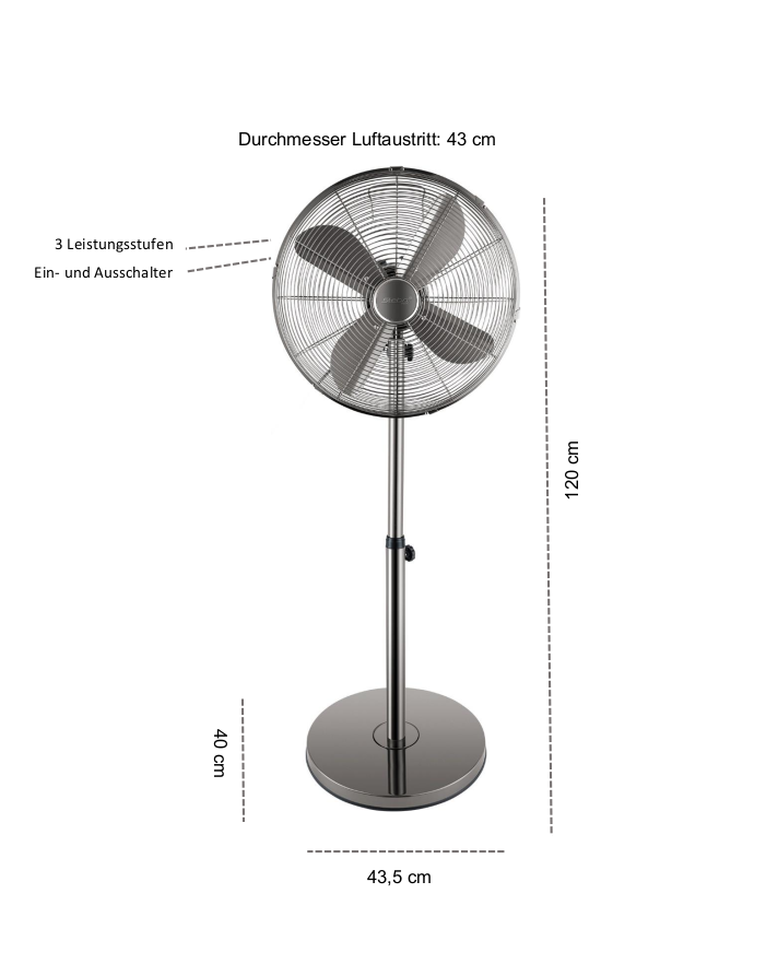 Steba VT S6 Standventilator – Leistungsstarker Turmventilator für ein angenehmes Raumklima 7