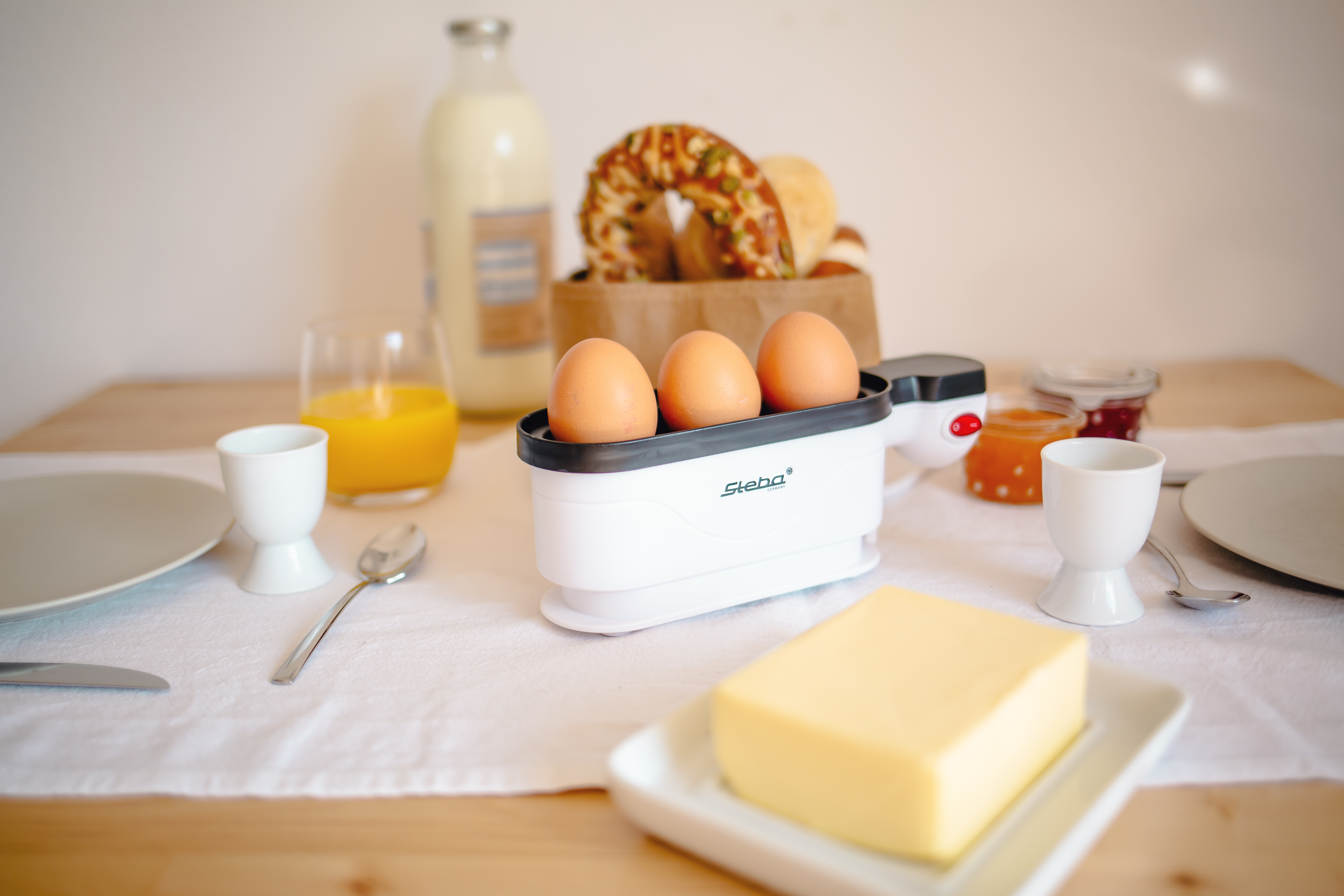 Steba EK 4 Eierkocher für 3 Eier – kompakter Frühstückshelfer mit automatischer Abschaltung 9