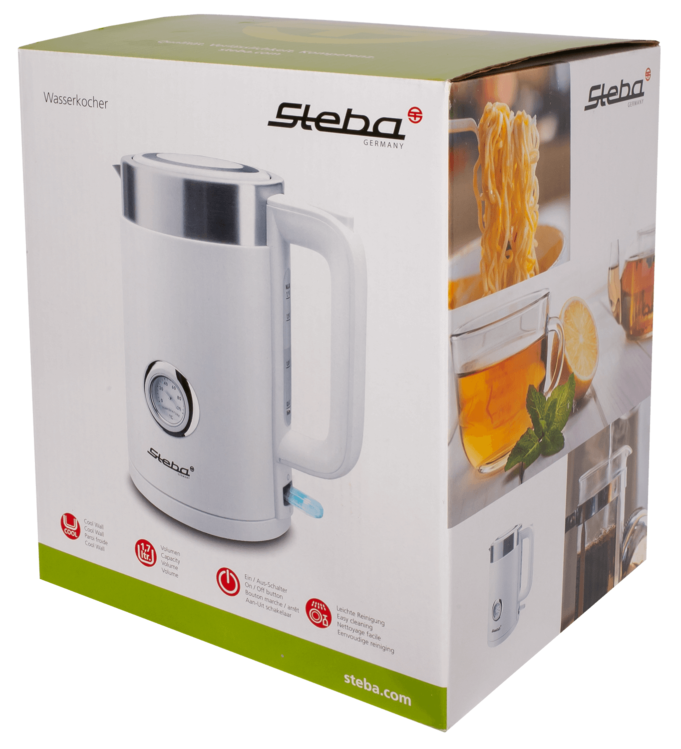 Steba WK 10 Bianco Wasserkocher – Elegantes Design, schnelles Kochen, perfekt für jeden Haushalt 2