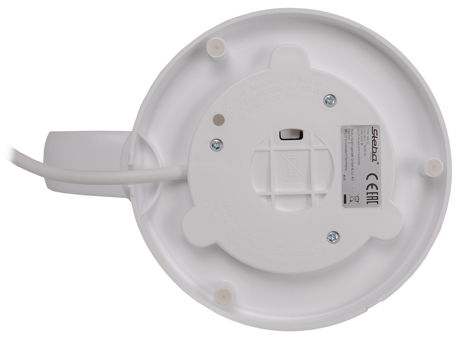 Steba WK 10 Bianco Wasserkocher – Elegantes Design, schnelles Kochen, perfekt für jeden Haushalt 6