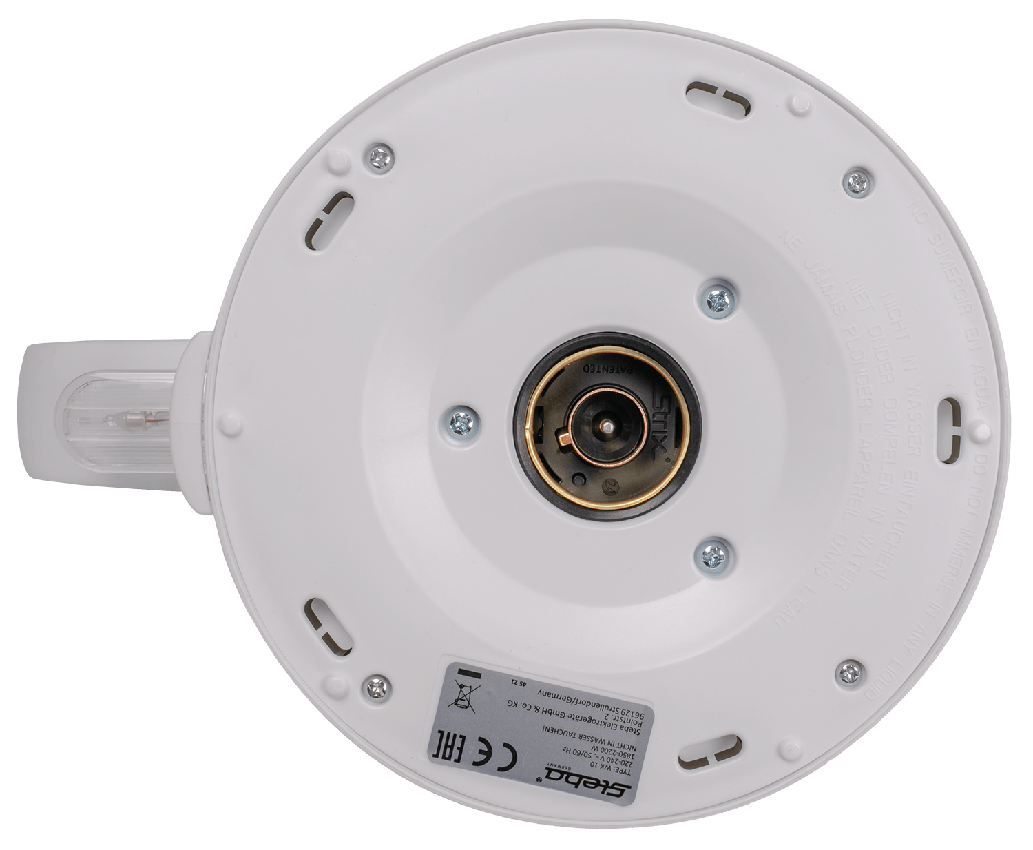 Steba WK 11 Wasserkocher Bianco | Schnellkochfunktion, kabelloser Betrieb, elegantes Design 5