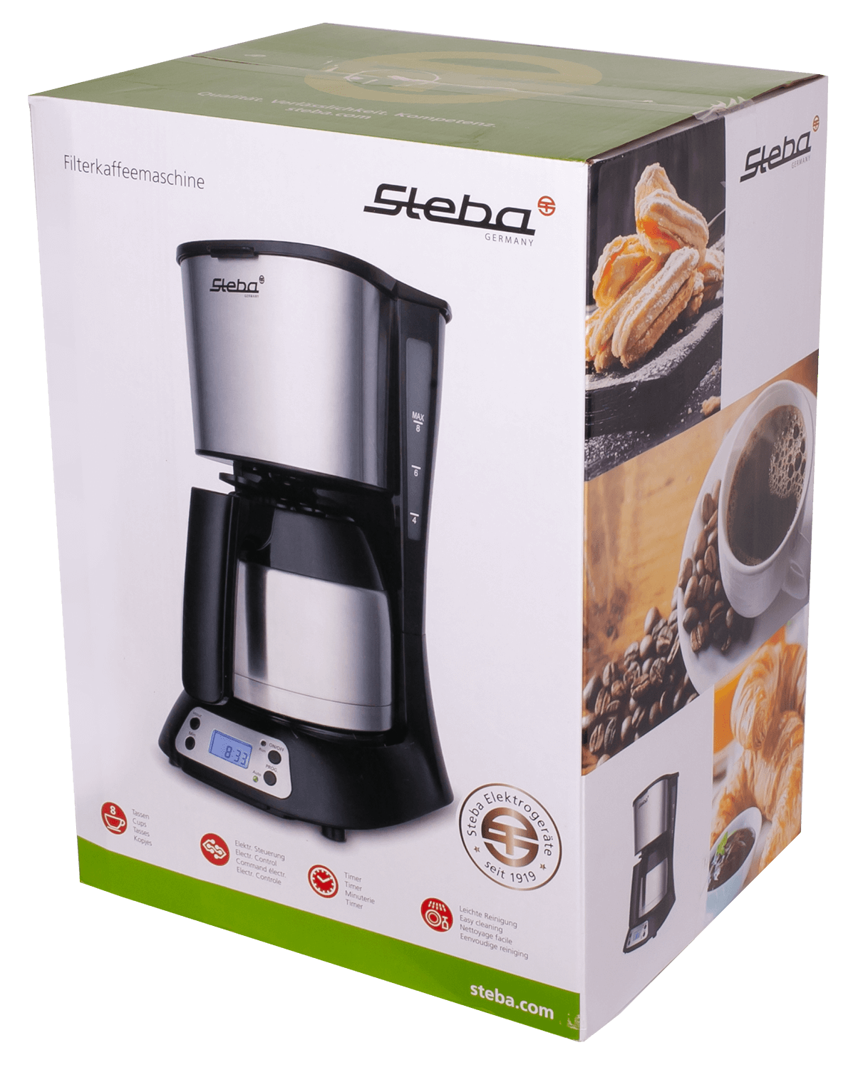 Steba KM F3 Filterkaffeemaschine Thermo – Aromatischer Kaffeegenuss mit Thermokanne 4