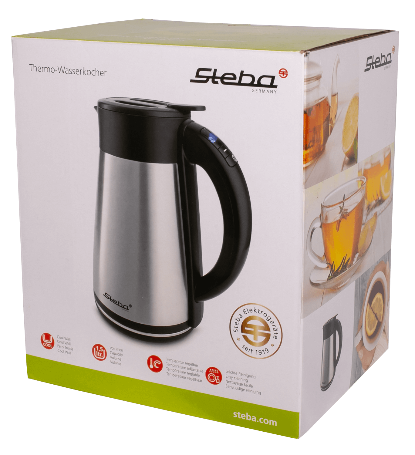 Steba WK 31 Thermo Wasserkocher – Präzise Temperaturkontrolle für perfekten Tee & Kaffee 8