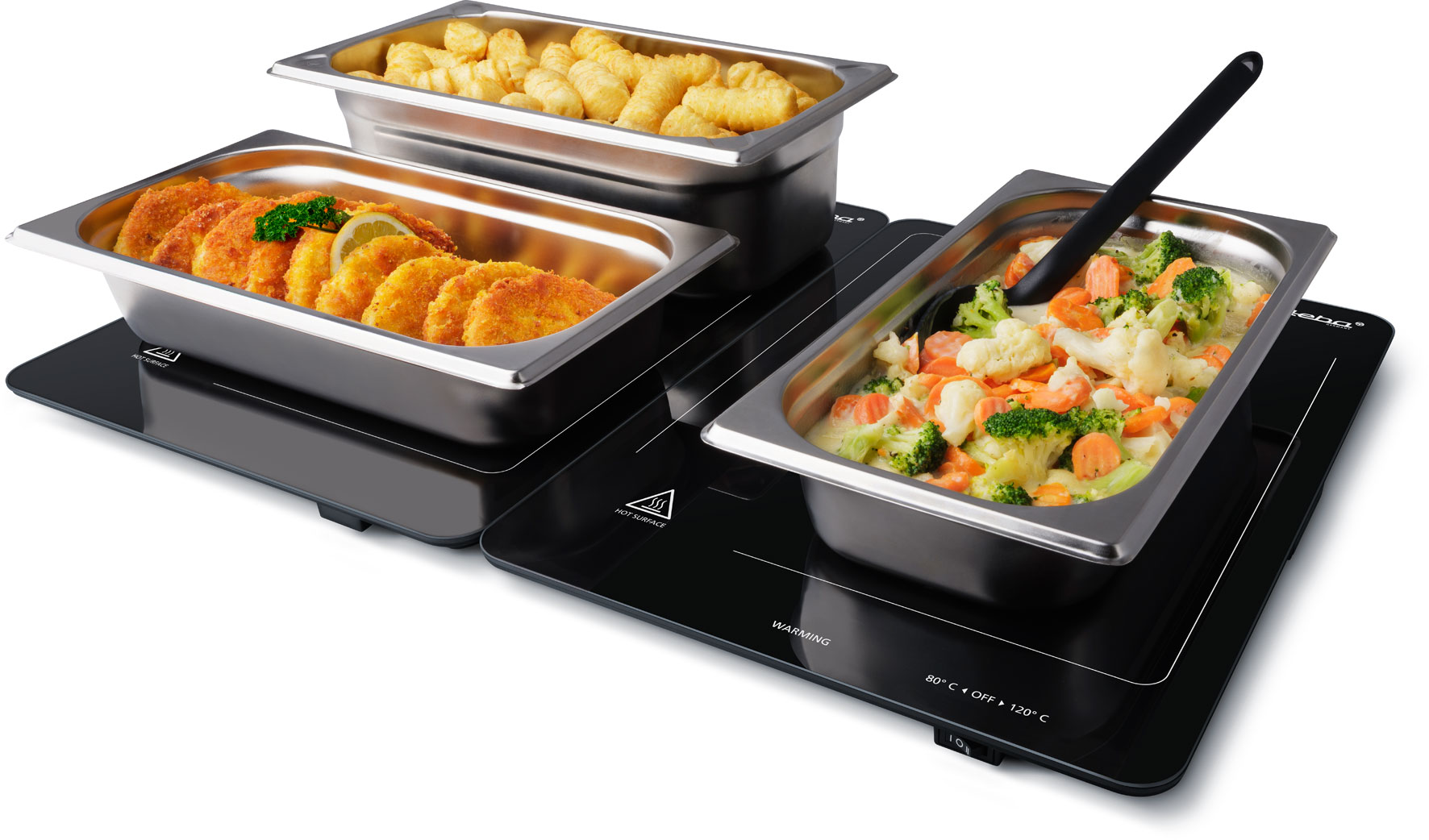 Steba WP 300 Warmhalteplatte – Elektrische Warmhalteplatte für gleichmäßige Wärmeverteilung 3