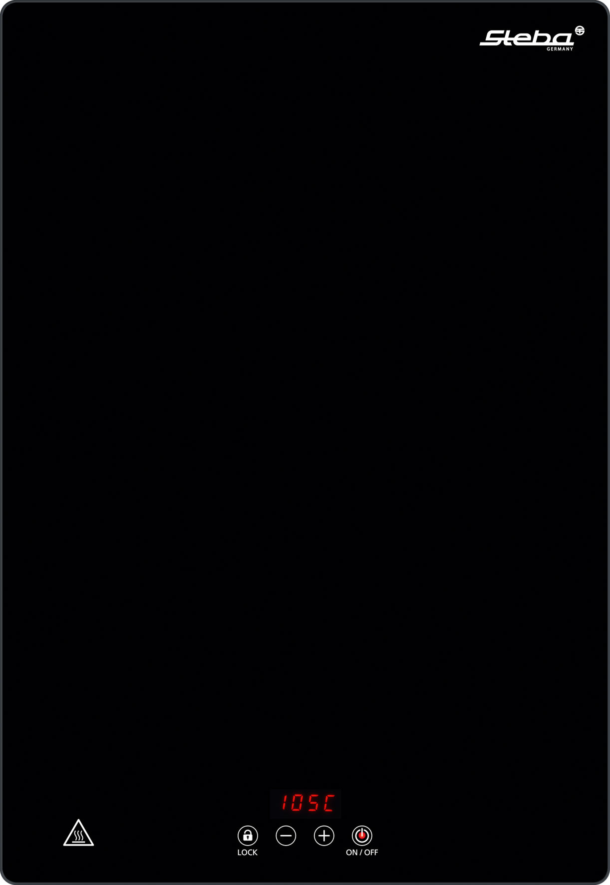 Steba WP 230 ECO Warmhalteplatte – Elektrische Warmhalteplatte für gleichmäßiges & energiesparendes Warmhalten von Speisen