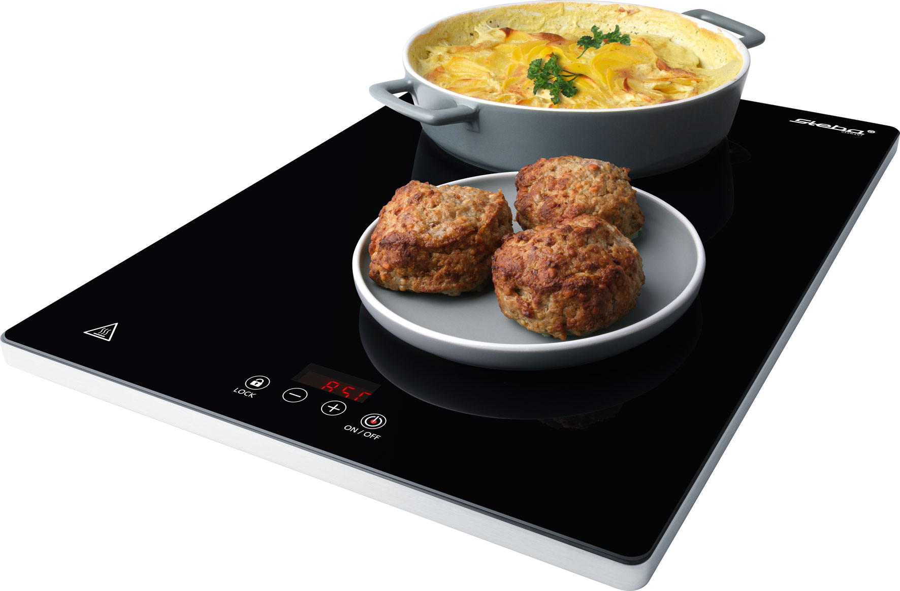 Steba WP 230 ECO Warmhalteplatte – Elektrische Warmhalteplatte für gleichmäßiges & energiesparendes Warmhalten von Speisen 2