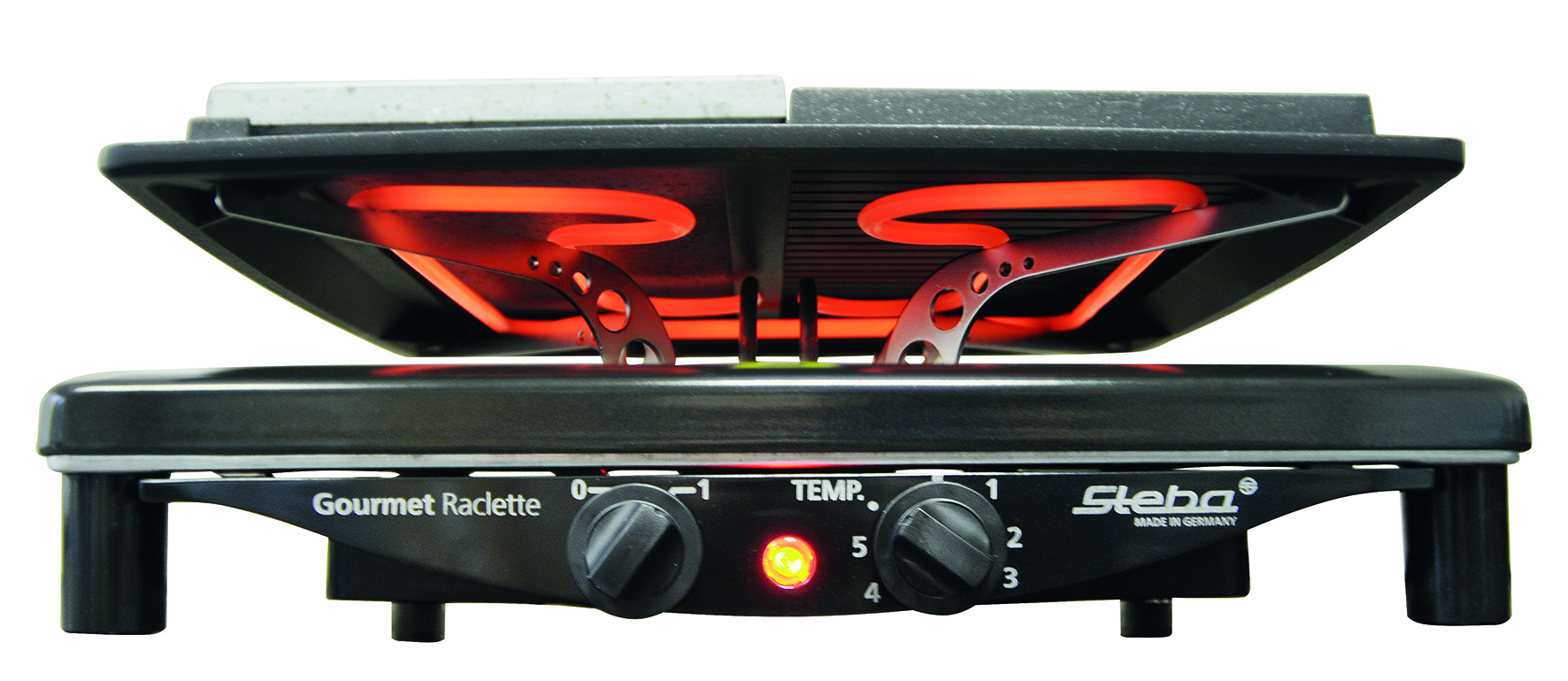 Steba RC 4 Plus Raclette-Grill für gesellige Runden – elektrischer Tischgrill mit Pfännchen 2