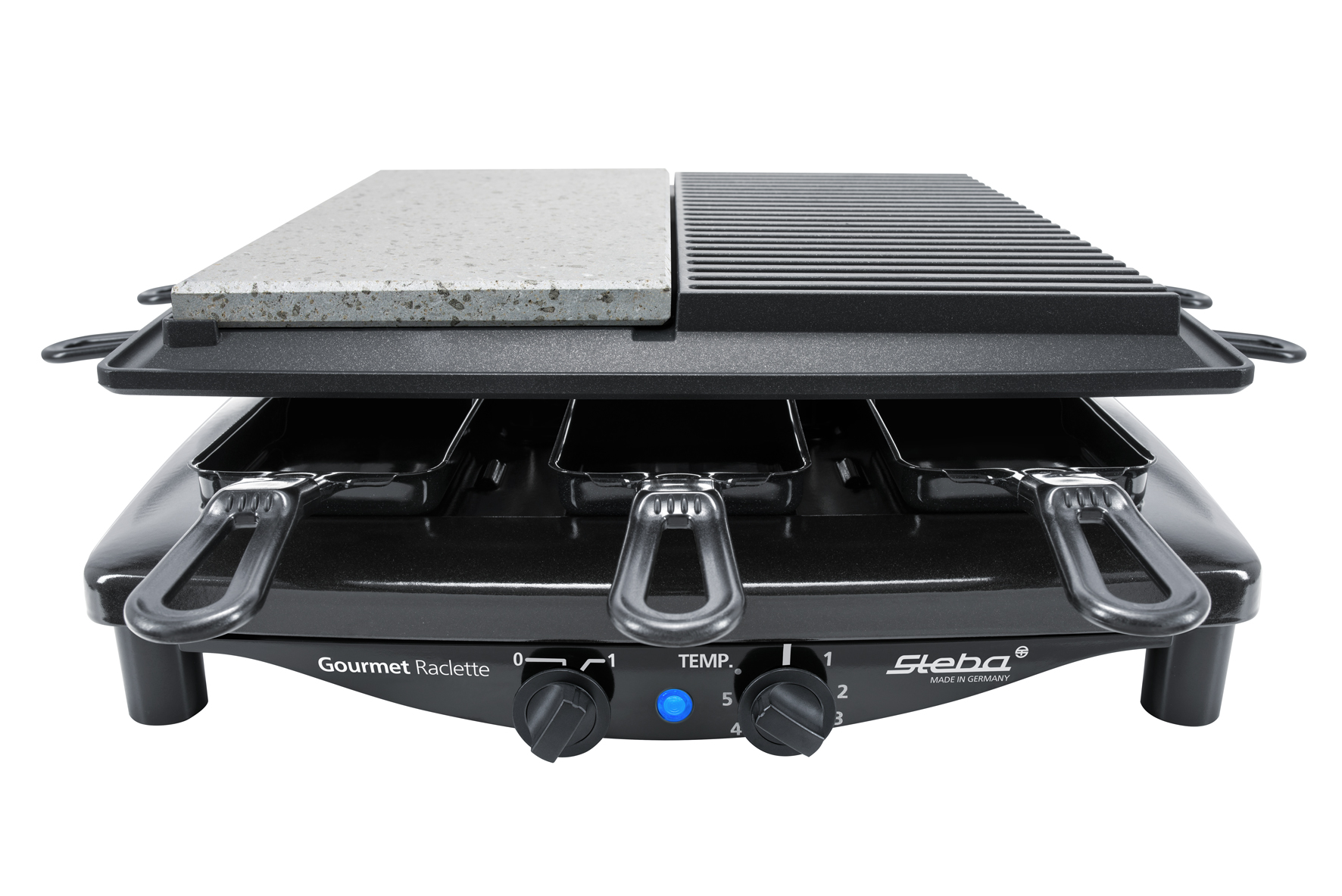 Steba RC 4 Plus Raclette-Grill für gesellige Runden – elektrischer Tischgrill mit Pfännchen 11