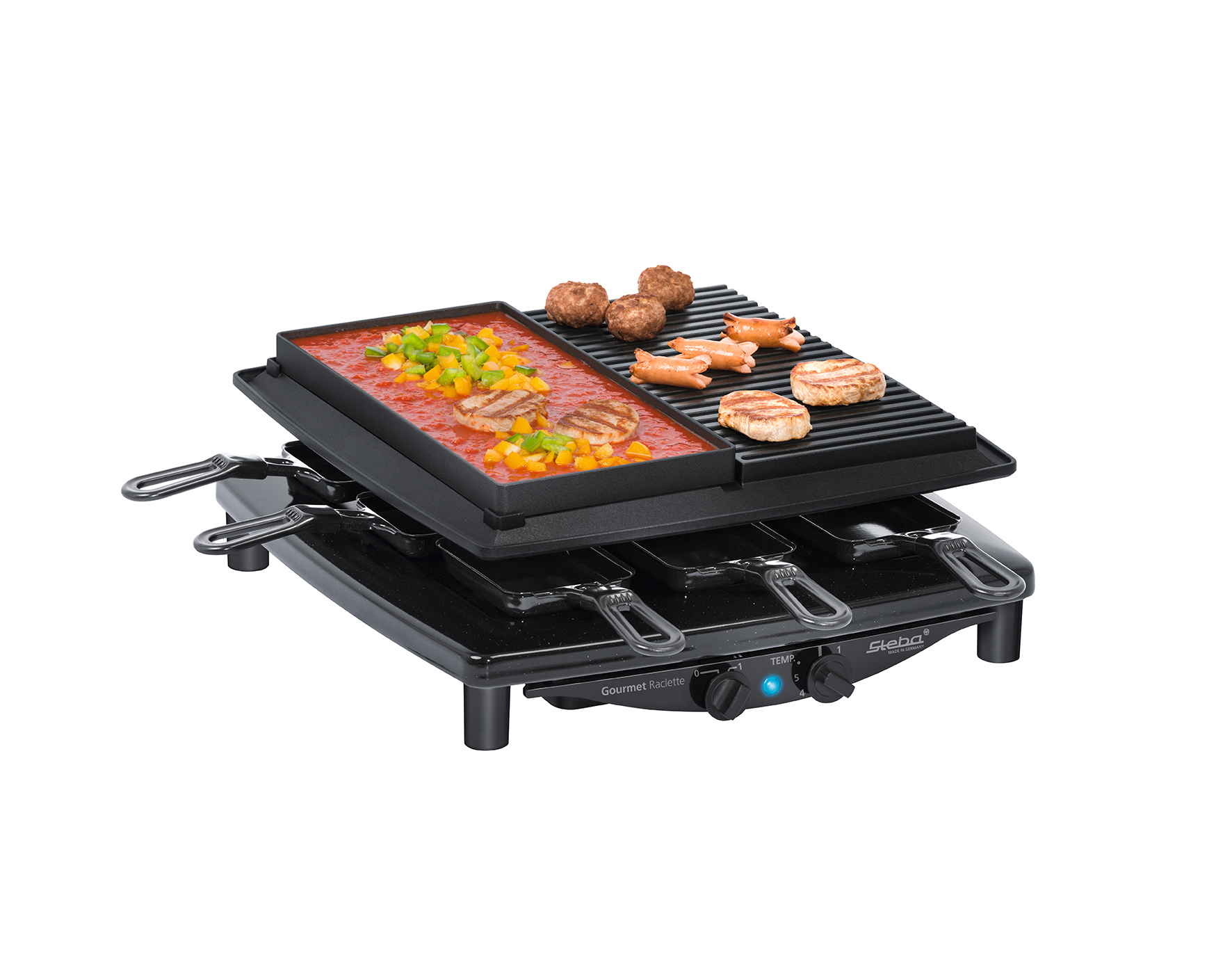 Steba RC 4 Plus Deluxe Reiskocher – Automatisch Kochen & Warmhalten, mit Dampfgarer-Funktion 7