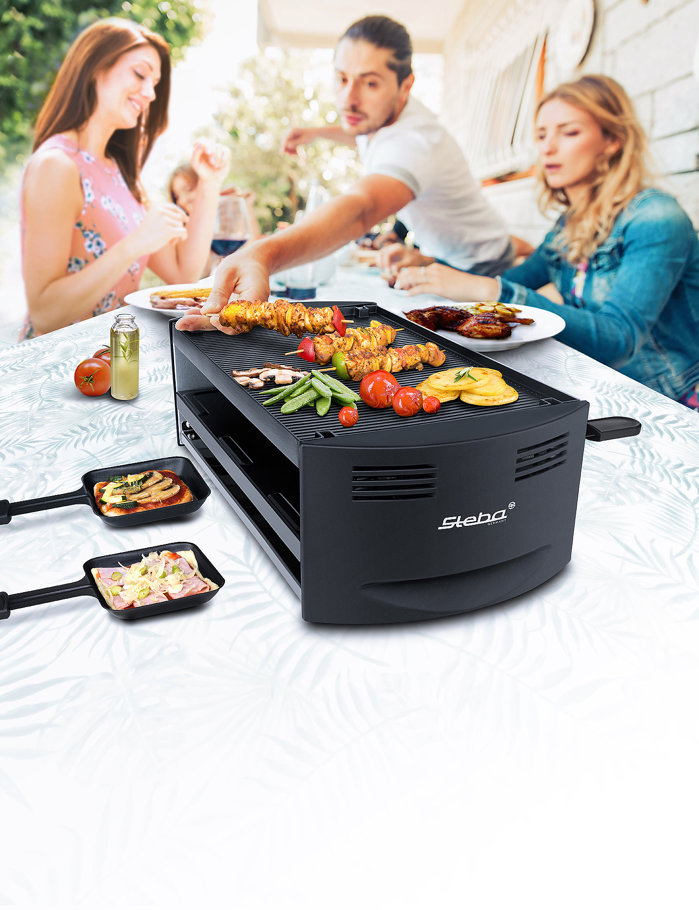 Steba RC 6 Pizza Raclette Bake & Grill – Multifunktions-Tischgrill mit Pizza- & Raclette-Funktion 7