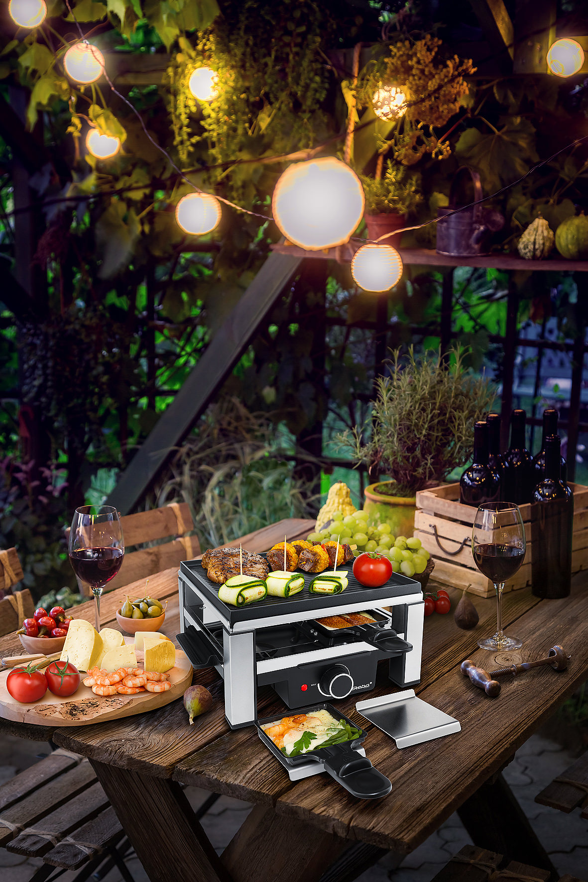 Steba RC 104 Raclette-Grill für 4 Personen – Gusseisen-Tischgrill mit Pfännchen & Antihaftbeschichtung 2