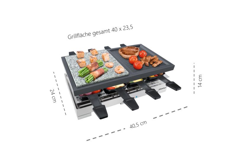 Steba RC 88 Kombi-Raclette – Raclette & Grill in einem Gerät für gesellige Runden 8
