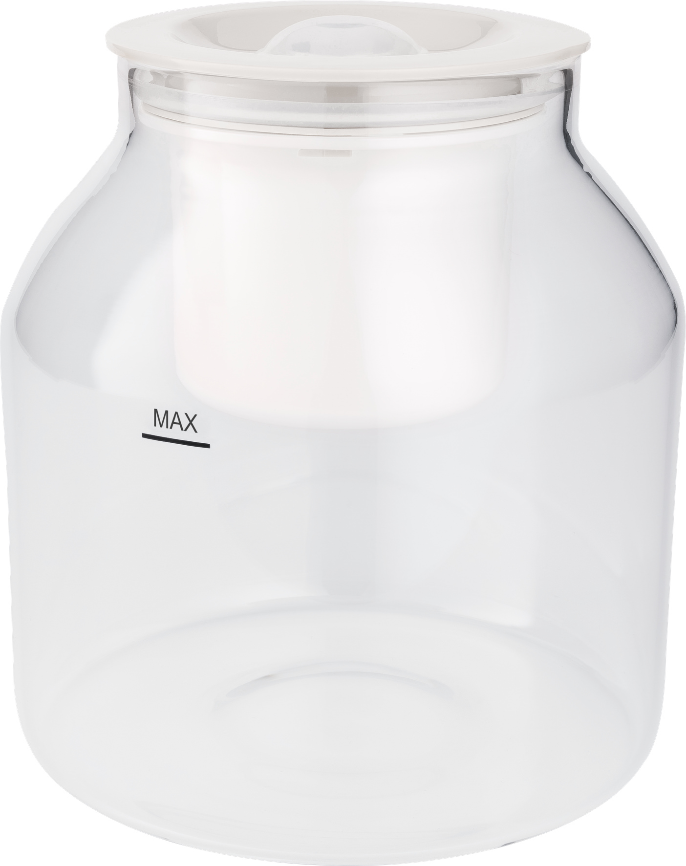 Steba Joghurtglas mit Deckel 2L – Ersatzglas für Joghurtbereiter JM 4, BPA-frei & spülmaschinenfest